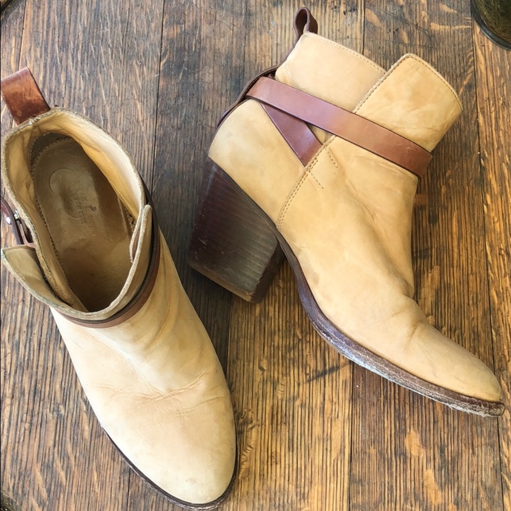 rag & bone Tan Ankle Boots